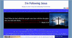 Desktop Screenshot of imfollowingjesus.com